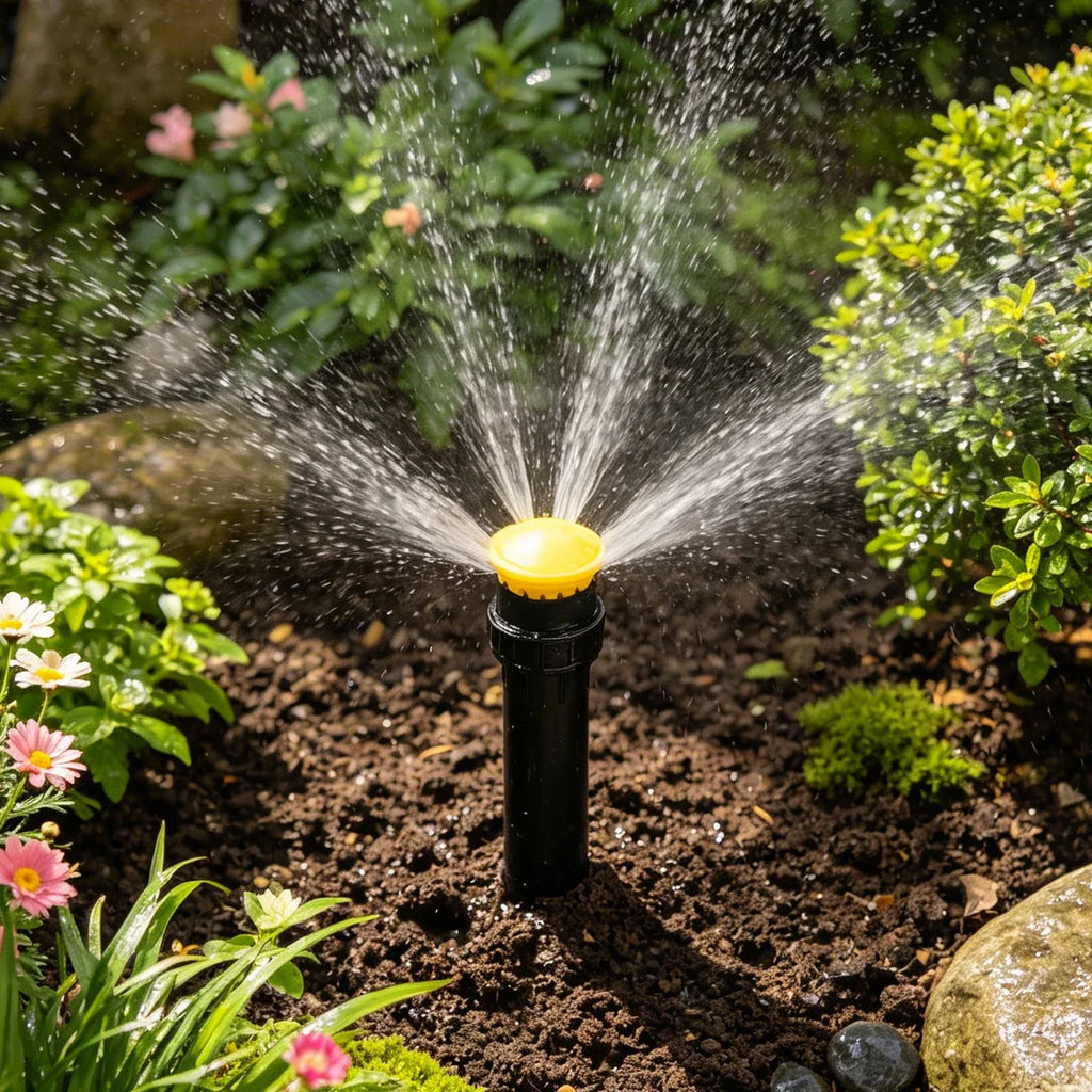 Retractable Rotary Buried Sprinkler – Leak-Proof Garden Nozzle Rotary Sprinkler Nozzle Qme