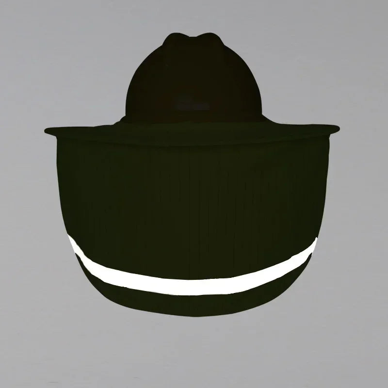 Mesh Reflective Safety Hard Hat Cover | Sun Shade Cap Safety Hat Cover Qme