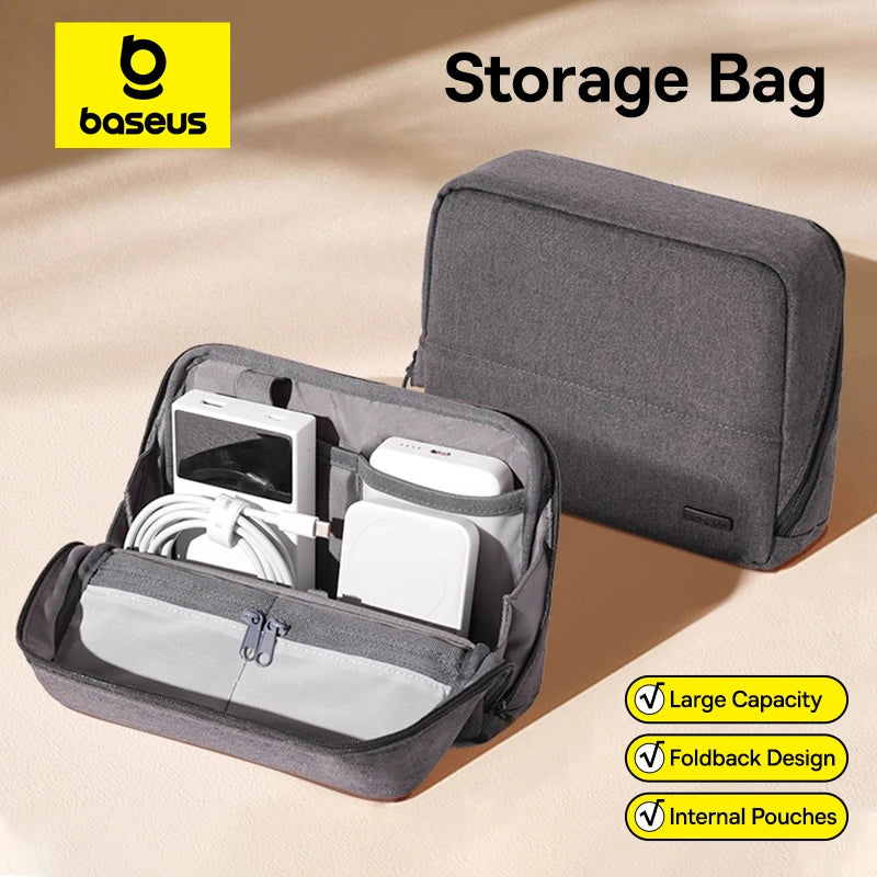 Baseus Nomos Digital Device Storage Bag | Electronics Organizer Electronics Organizer Bag Qst