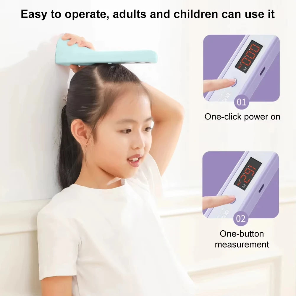 Ultrasonic Digital Height Measuring Ruler – Portable Family Tool Height Measuring Device Qst