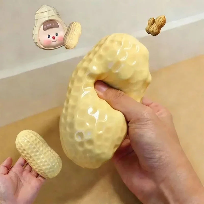 Squishy Peanut Squeeze Ball – Slow Rebound Fidget Toy Fidget Squeeze Toy Qst