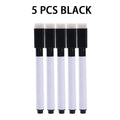 Magnetic Dry Erase Markers with Eraser Cap – 5 Pack Whiteboard Dry Erase Markers Qme 5 Pcs