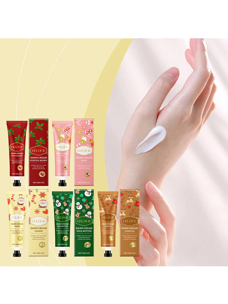Eelhoe Moisturizing Hand Cream Set – Plant Extract Formula 30g Hand & Foot Cream Qst