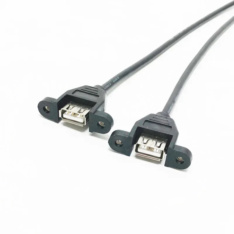Dual Port USB 2.0 Internal 9-Pin Header Adapter Cable 1FT USB Header Adapter Qme