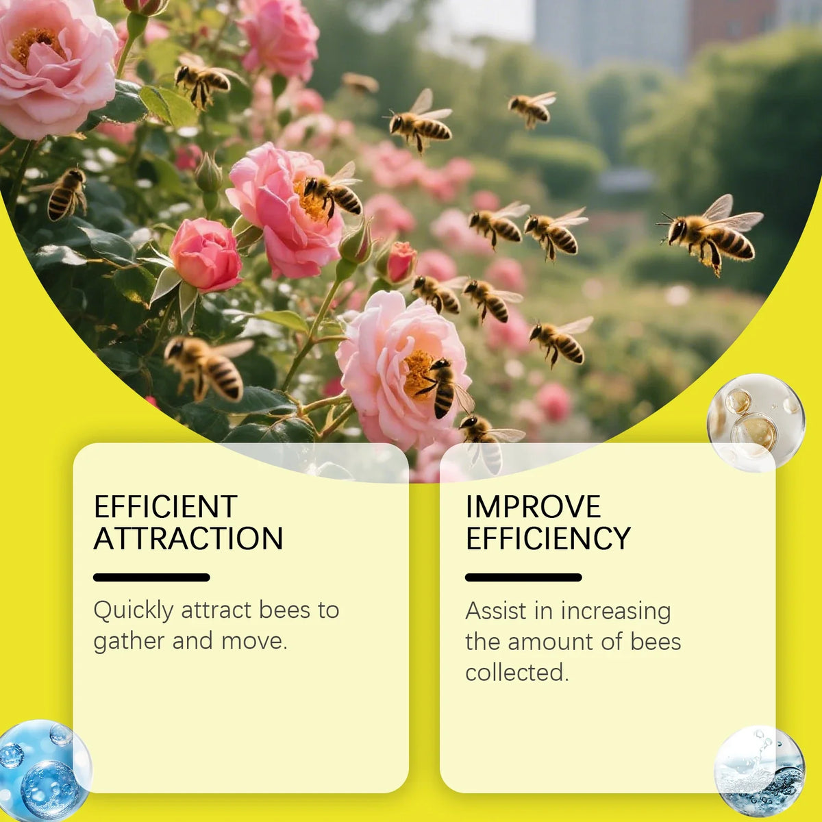 MOONSPRY Bee Attractant Portable Spray – Trap Bees Easily Bee Attractant Spray Qme