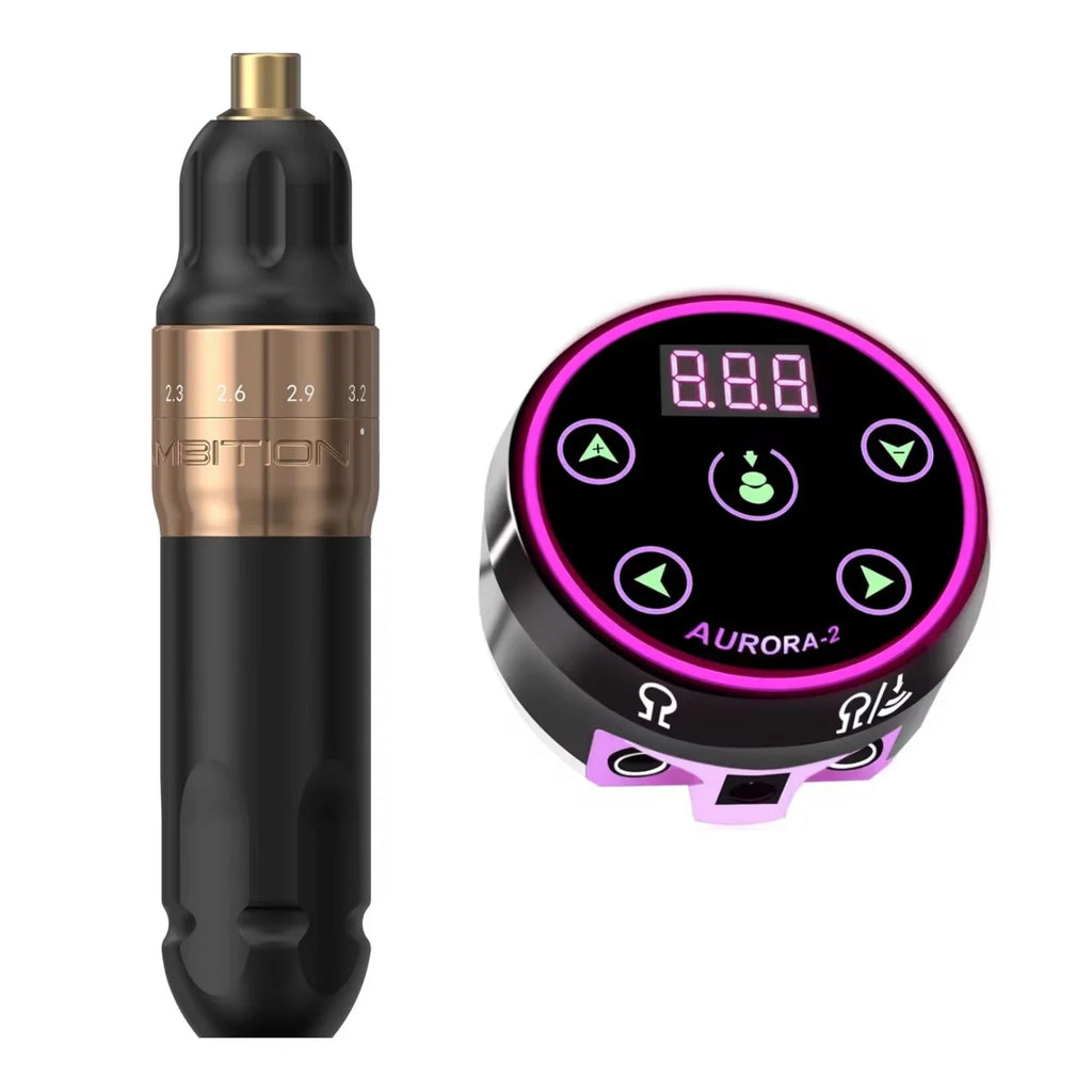 Sally PMU Rotary Tattoo Pen Machine | Adjustable Stroke PMU Rotary Pen Machine Qme