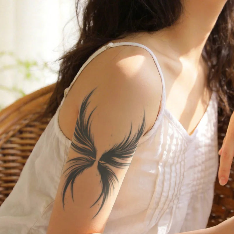 Watercolor Angel Wings Butterfly Temporary Tattoo Sticker Temporary Tattoo Sticker Qme