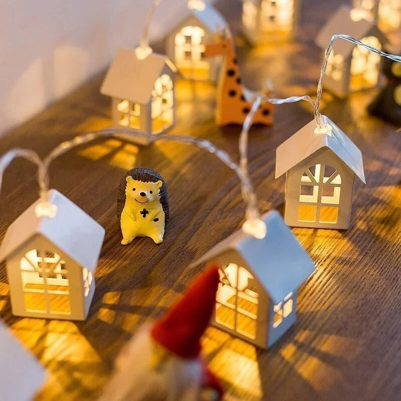 10 LED Christmas Tree House Fairy Light String 1.5M Décor LED Fairy String Lights Qme