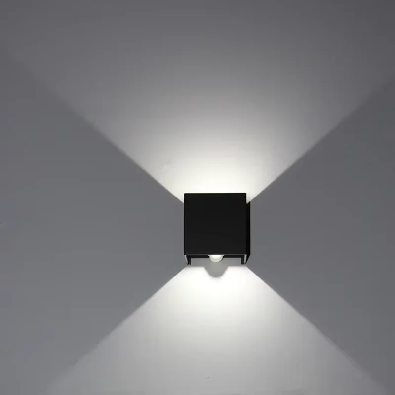 IP65 Motion Sensor LED Wall Sconce 12W – Outdoor Porch Light Outdoor Wall Sconce Qme