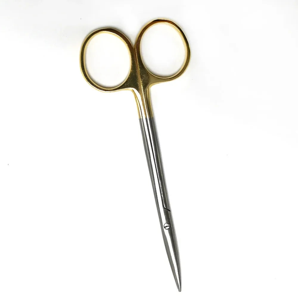 TC Metzenbaum Curved Scissors – Titanium Steel Blunt Tip 12.5cm Precision Cutting Scissors Qme