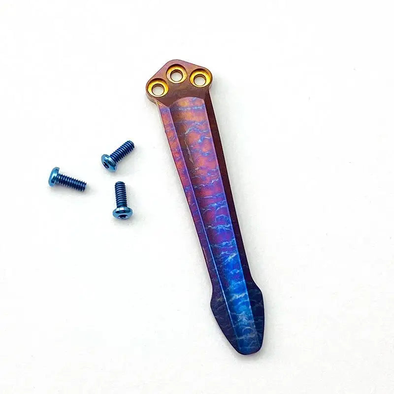 Titanium Alloy Pocket Clip for Benchmade Bugout 940 Emerson ProTech Knife Pocket Clip Qst as picture 1 pcs