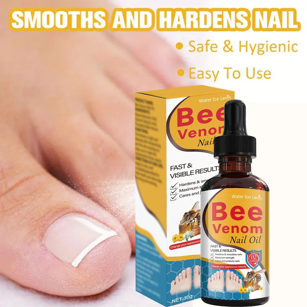 Bee Venom & Salicylic Acid Nail Oil – Harden & Smooth Nail Treatment Oil Qme