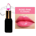 HISYI Flower Jelly Lipstick – Color-Changing Lip Balm Color-Changing Lip Balm Qme 01 rose red