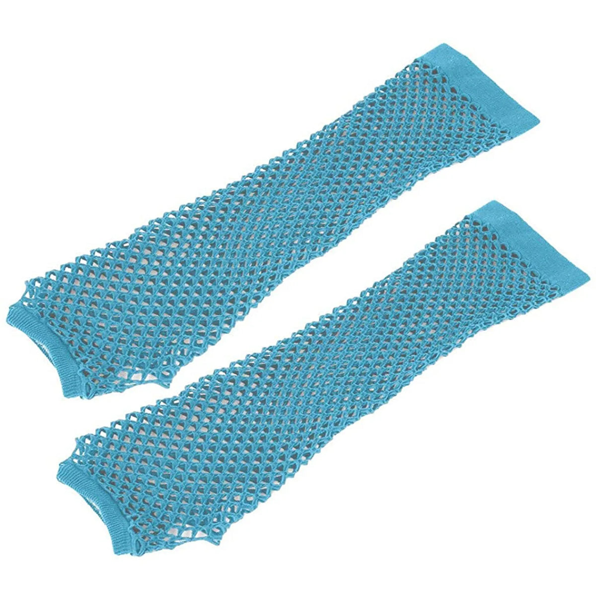 Colorful Fishnet Fingerless Long Gloves | Party & Costume Fingerless Fishnet Gloves Qme