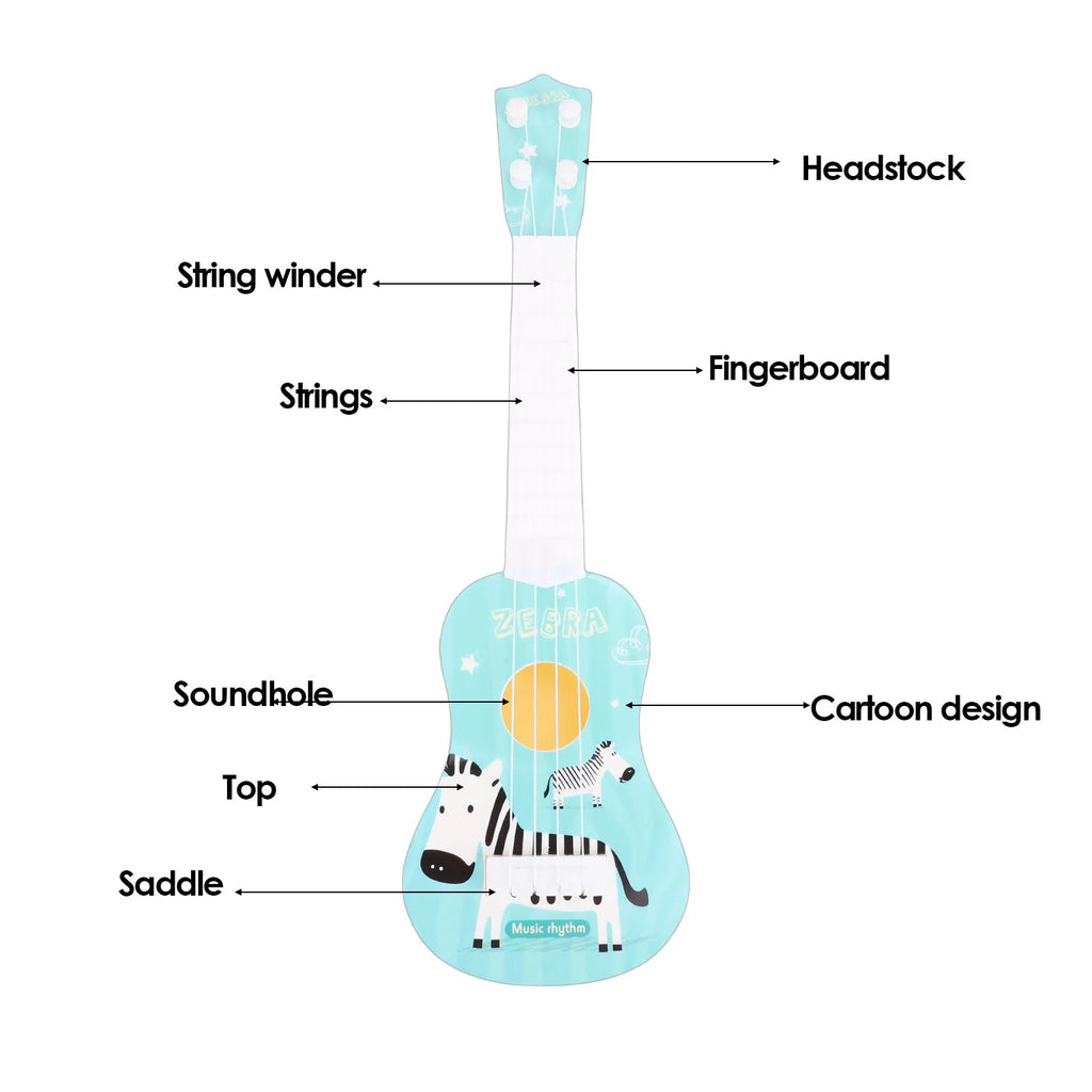 Kids Playable Ukulele Toy – Early Learning Music Instrument Kids Musical Toy Qst
