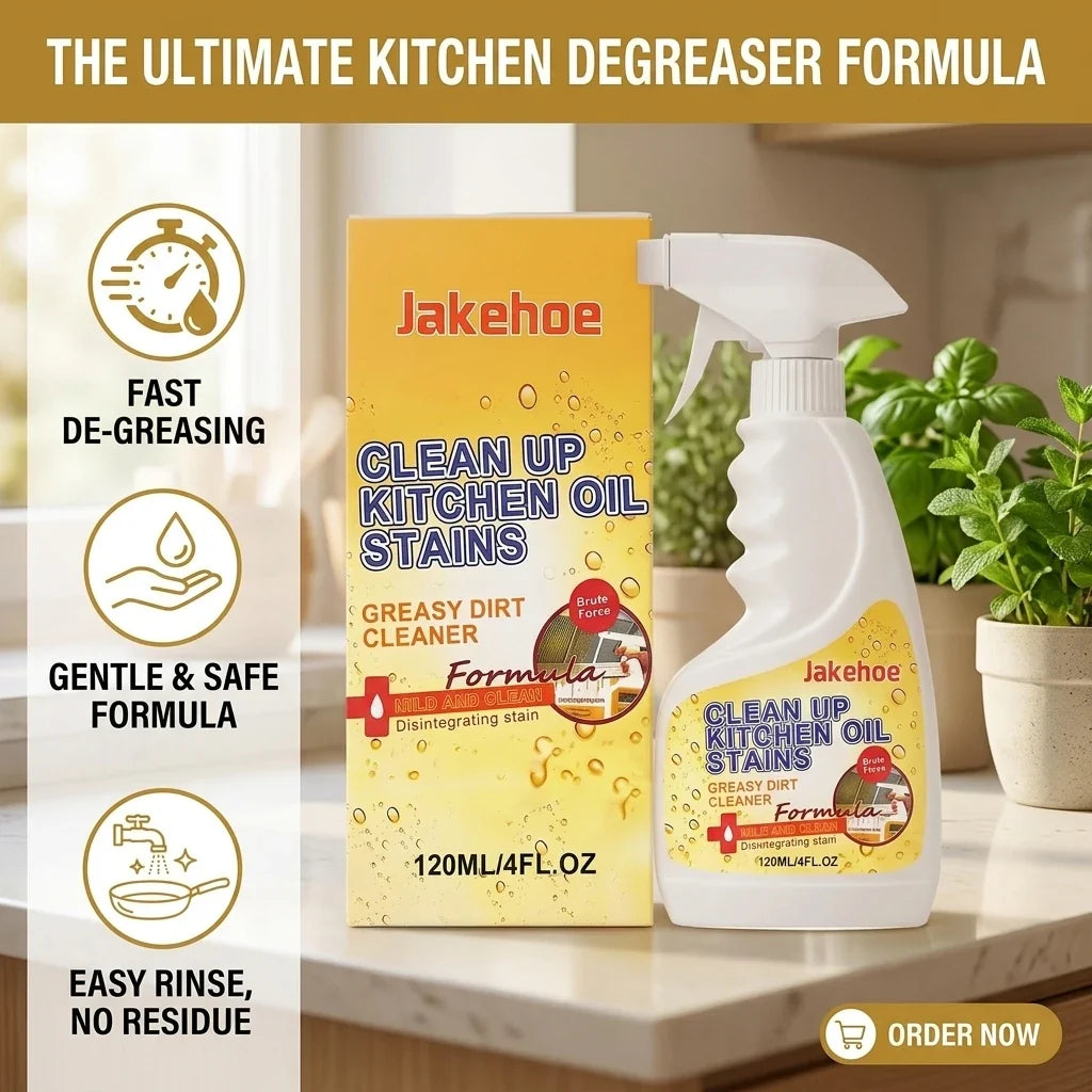 Kitchen Grease Remover Spray – Fast-Acting Degreaser Kitchen Degreaser Spray Qme