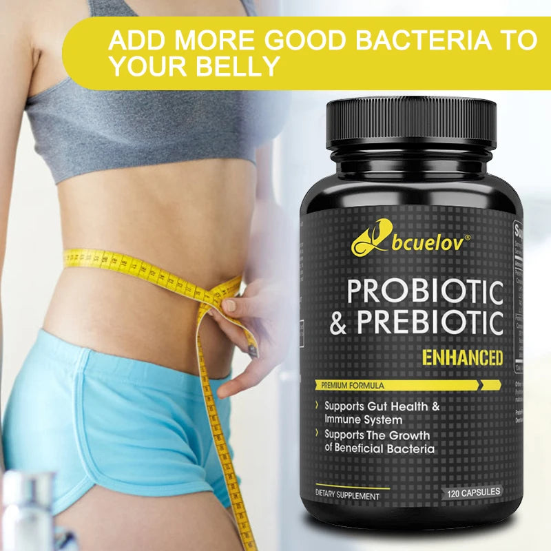 Probiotic & Prebiotic Capsules – Gut & Immune Support Probiotic Supplement Qst