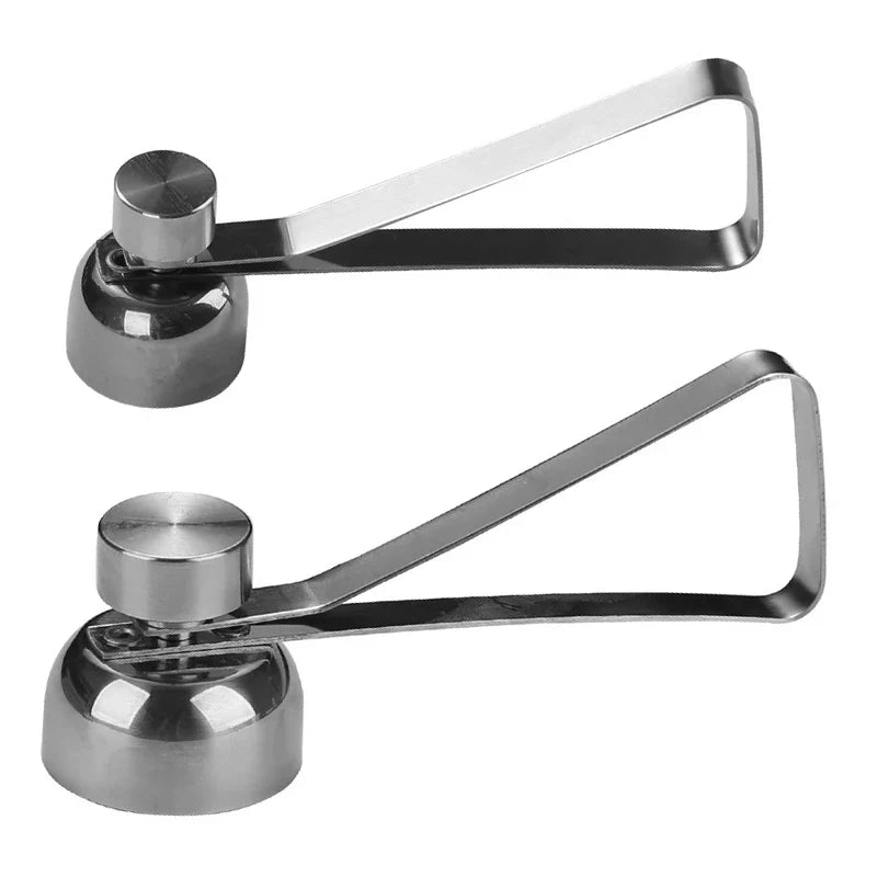 Stainless Steel Egg Topper Cutter & Shell Opener Egg Topper Cutter Qme