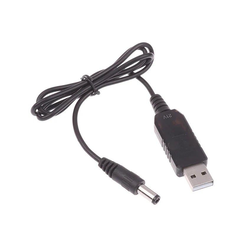 USB 5V to 21V Boost Charging Cable – DC Lithium Battery Adapter Boost Charging Cable Qme Default Title