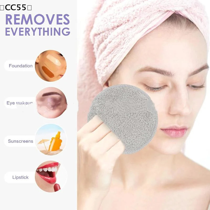 Reusable Microfiber Makeup Remover Cleansing Gloves Cleansing Gloves Qst