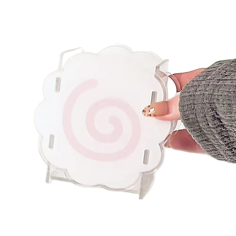 Cute Acrylic Fish Cake Pen Holder | Cloud-Shaped Desk Organizer Desk Pen Holder Qme