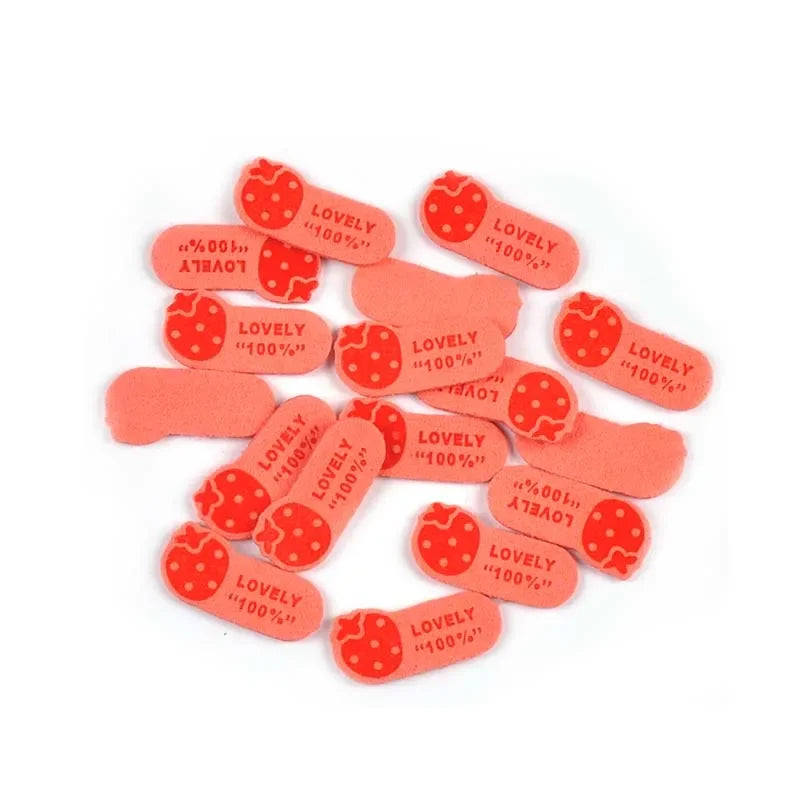 Strawberry Embossed Cloth Sewing Labels – 13 Colors, 13.5×29mm Cloth Sewing Labels Qme 1