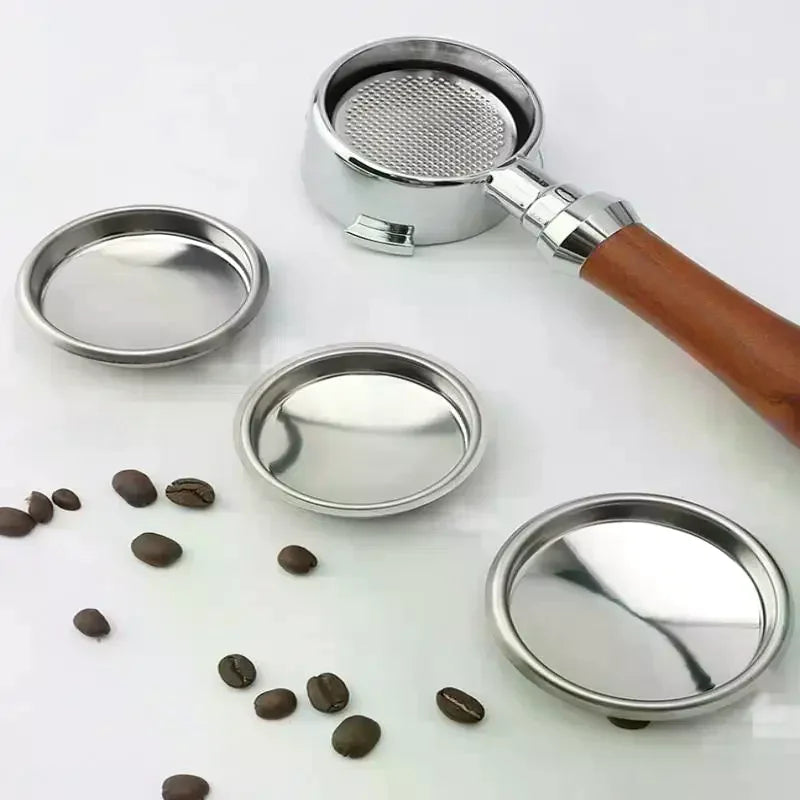 Stainless Steel Blind Filter Bowl 51mm 54mm Espresso Backwash Espresso Filter Accessory Qme
