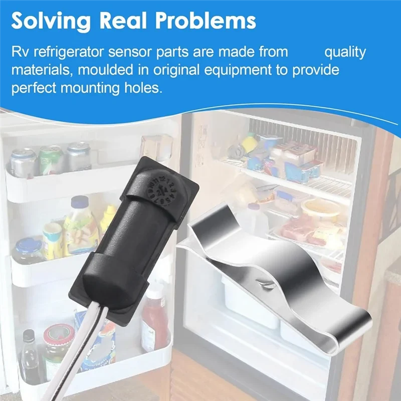 Norcold RV Refrigerator Thermistor Sensor Mounting Clip A02F-629409 Refrigerator Replacement Part Qme