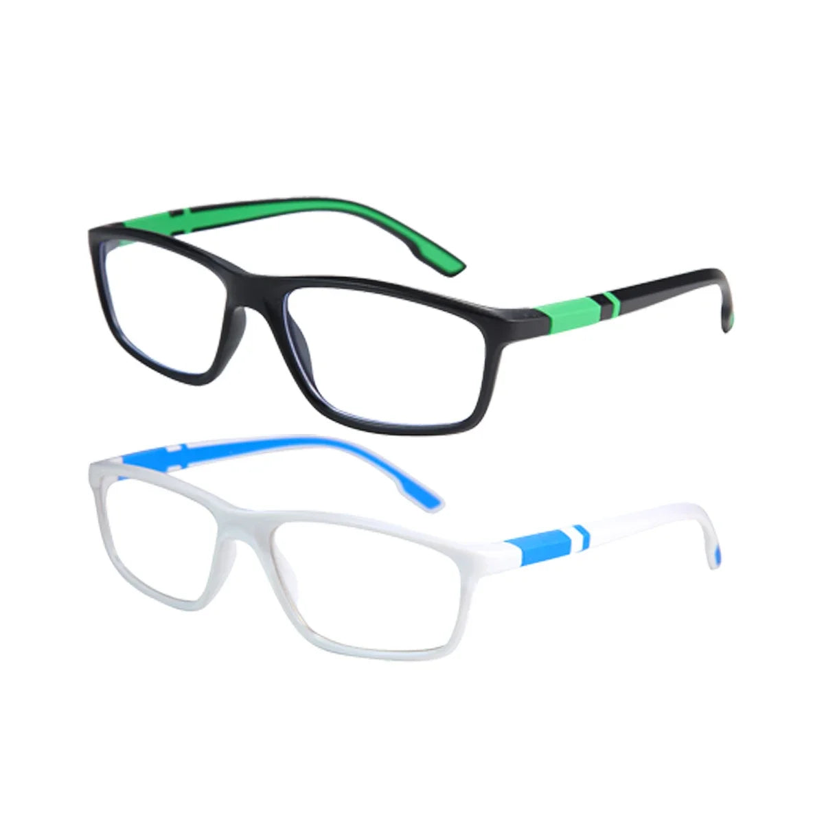 VOPHA Auto Focus Reading Glasses – Anti-Glare Unisex 1-4 Pack Reading Glasses Qst Green White