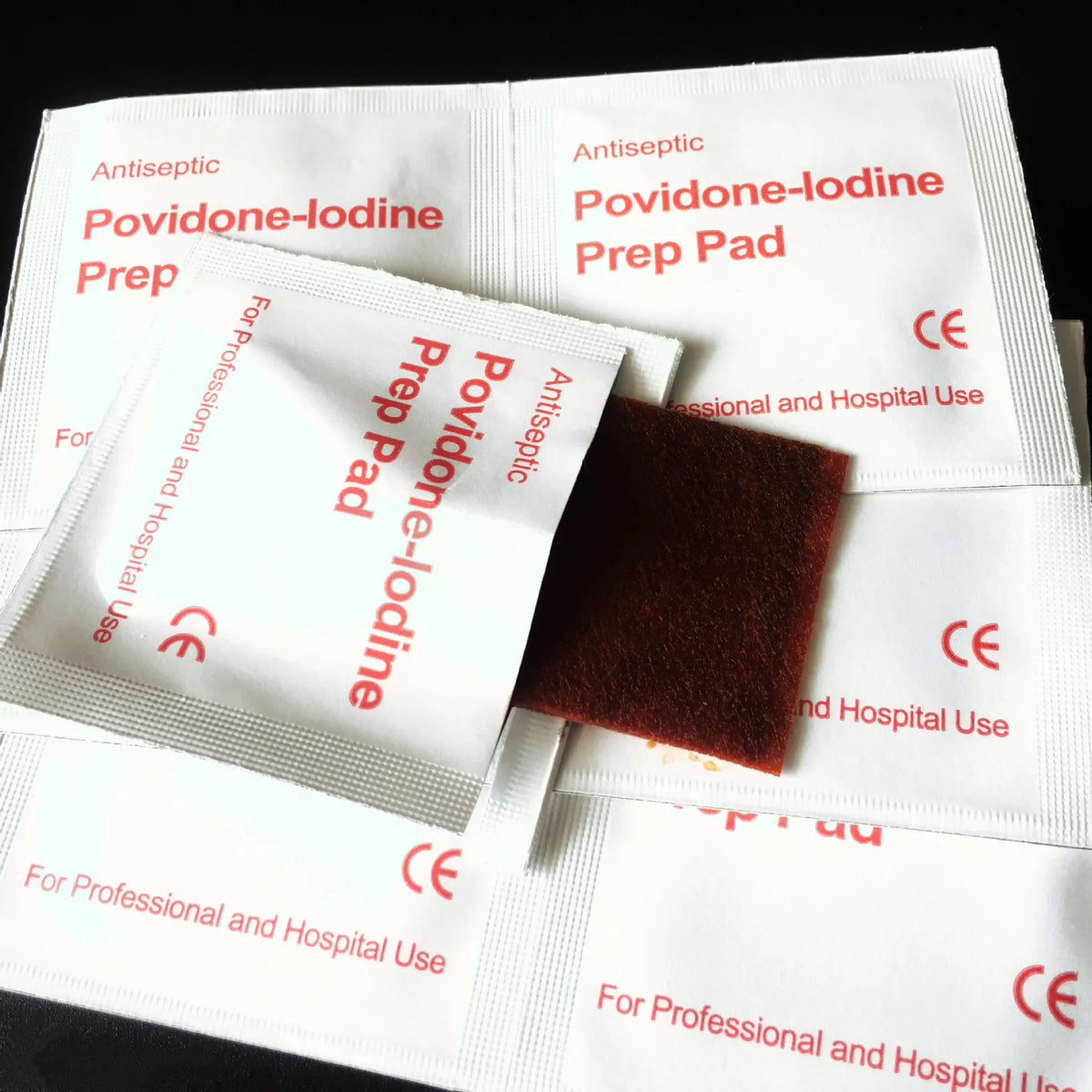 Disposable Iodine Tincture Swabs – First Aid Skin Disinfection Antiseptic Swabs Qme