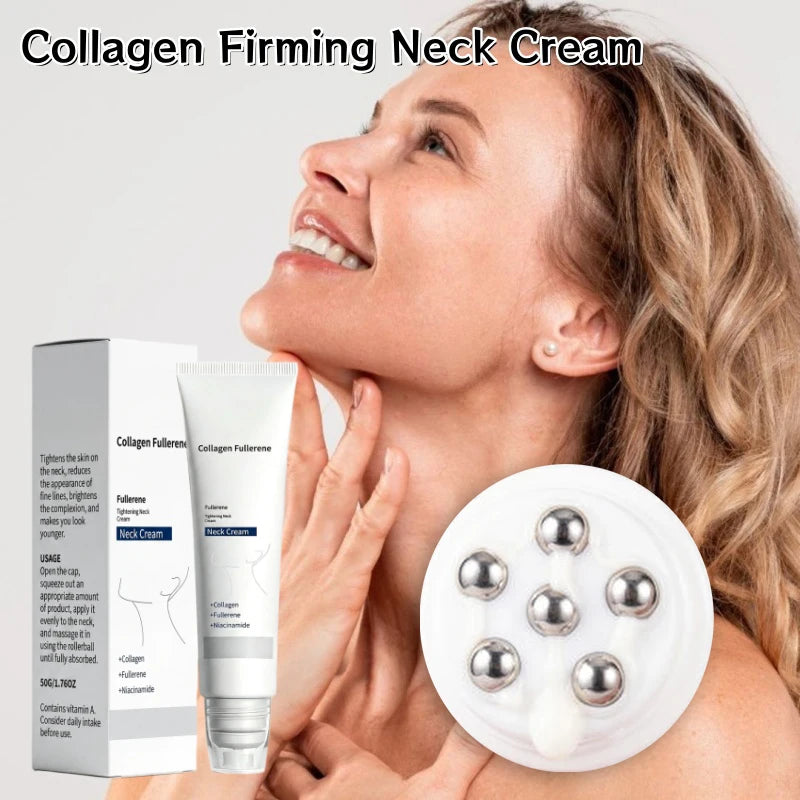 Roller Massage Neck Cream 50g – Moisturizing & Firming Neck Cream Qst