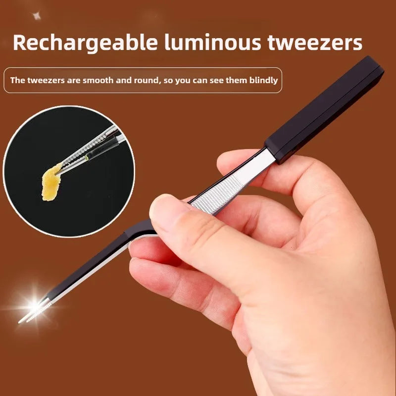 LED Ear Wax Removal Tool Set for Kids & Adults – Lighted Scoop Ear Care Tool Set Qst