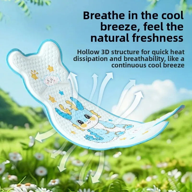 Baby Stroller Cooling Mat – Ventilated Summer Pram Cushion Stroller Cooling Pad Qst