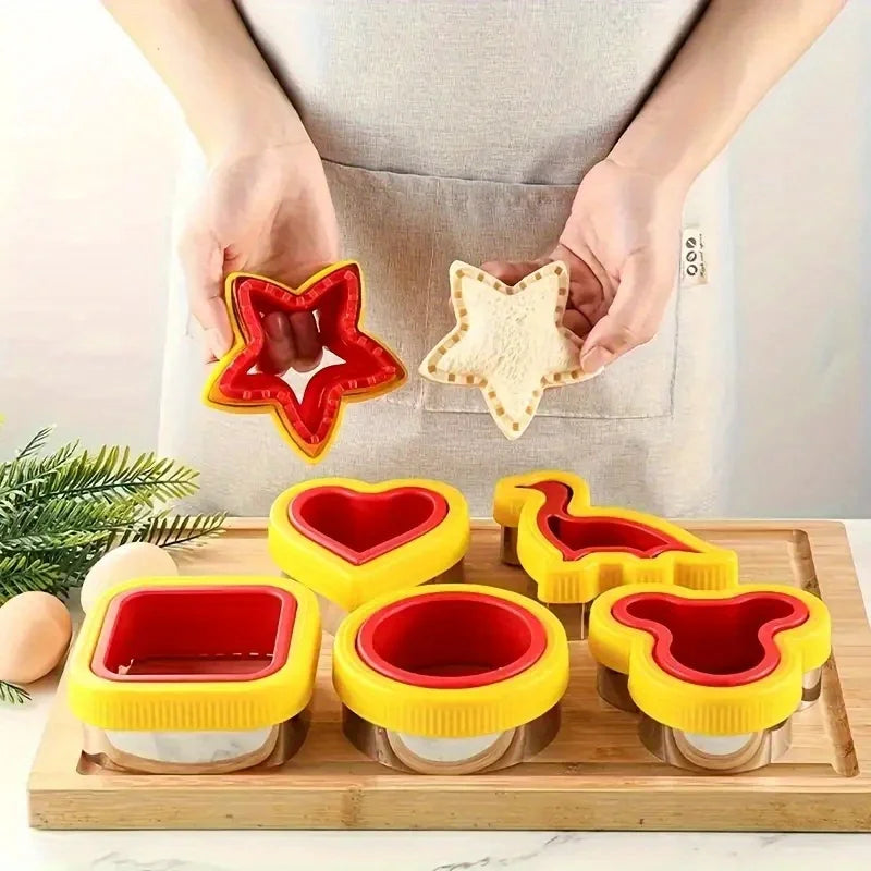 Stainless Steel Cookie Cutters – Animal & Heart Shapes Set Cookie Cutter Set Qme