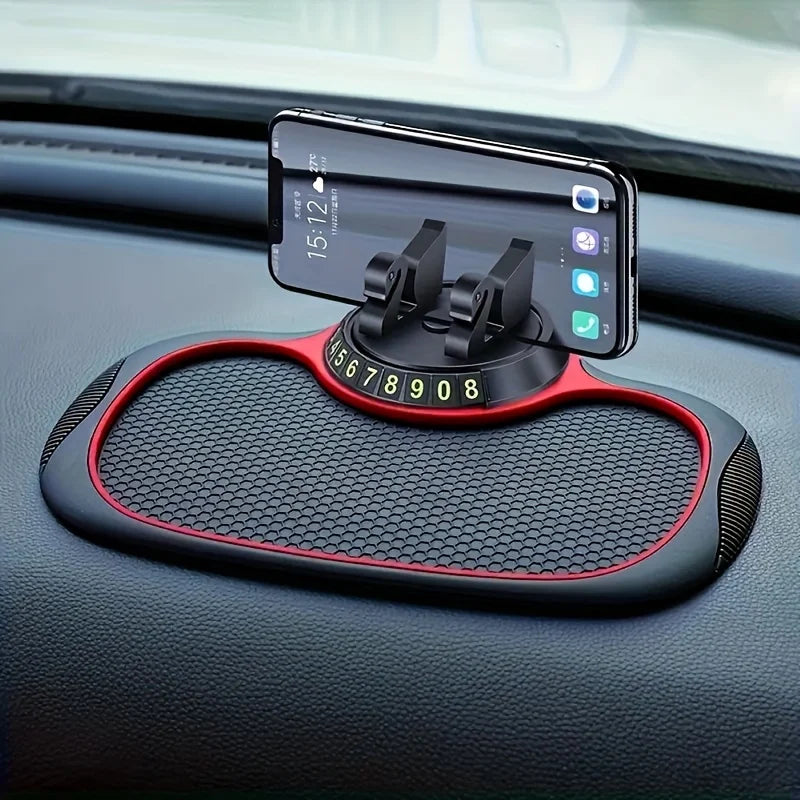 360° Rotating Swan-Shaped Car Dashboard Phone Holder Pad Car Phone Holder Qme