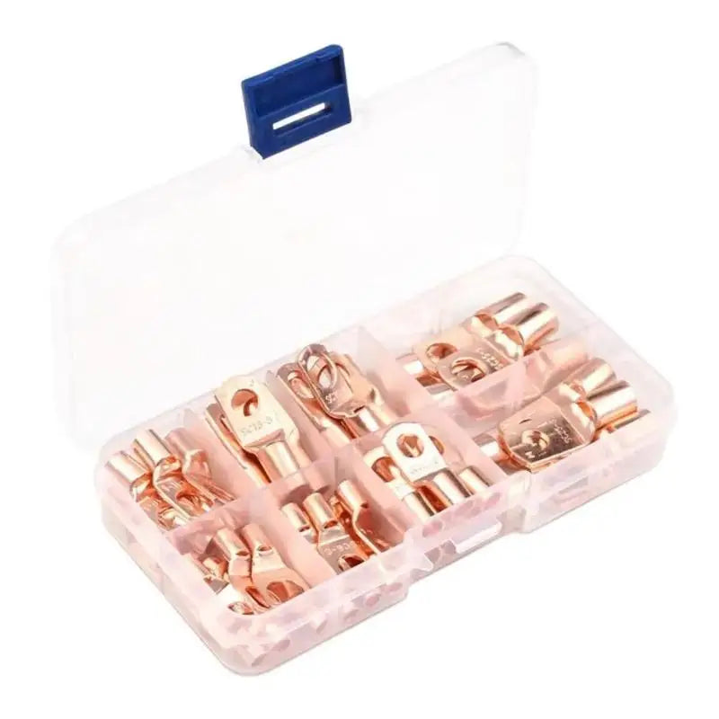 Tinned Copper Cable Lug Battery Terminal Kit 60pcs Cable Lug Terminal Kit Qme A