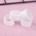 Silicone Tennis Racket Grip Ring Closure Bands – 4 Pcs Set Racket Grip Ring Qme White