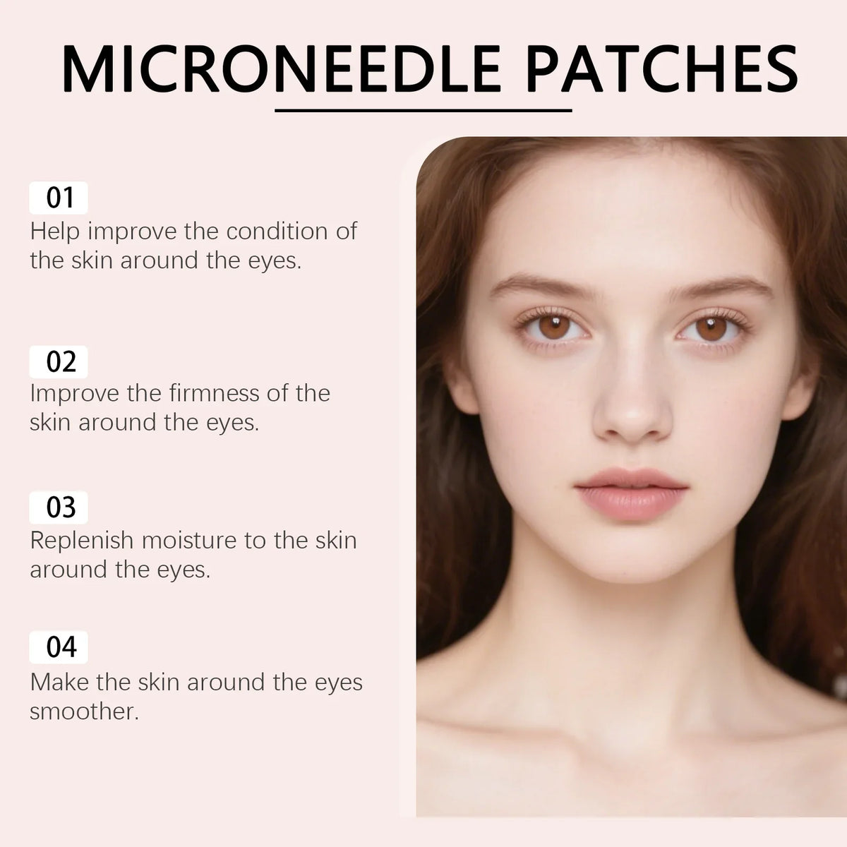 Retinol Microneedle Eye Patches – Firm & Brighten Eye Area Eye Patch Mask Qme
