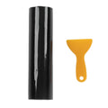 Gloss Black Windscreen Sun Strip Sticker Car Van 140x20cm Windscreen Sun Strip Qme black
