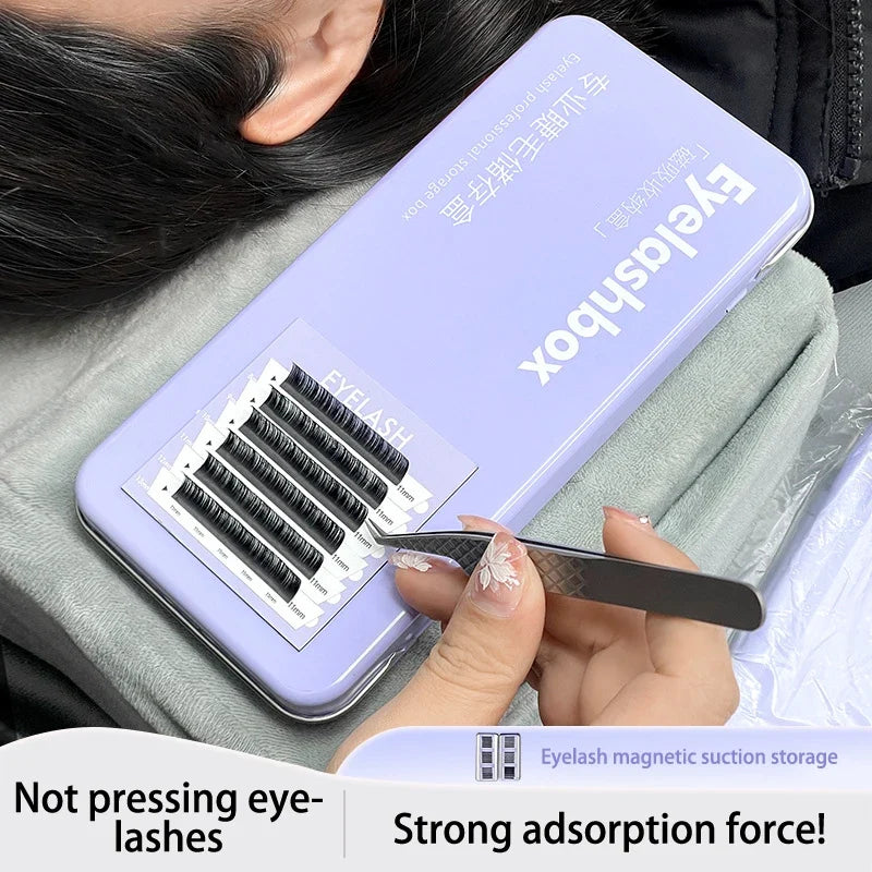 Lash Extension Display Box Single Layer Pallet Storage | Qme Lash Storage Box Qme