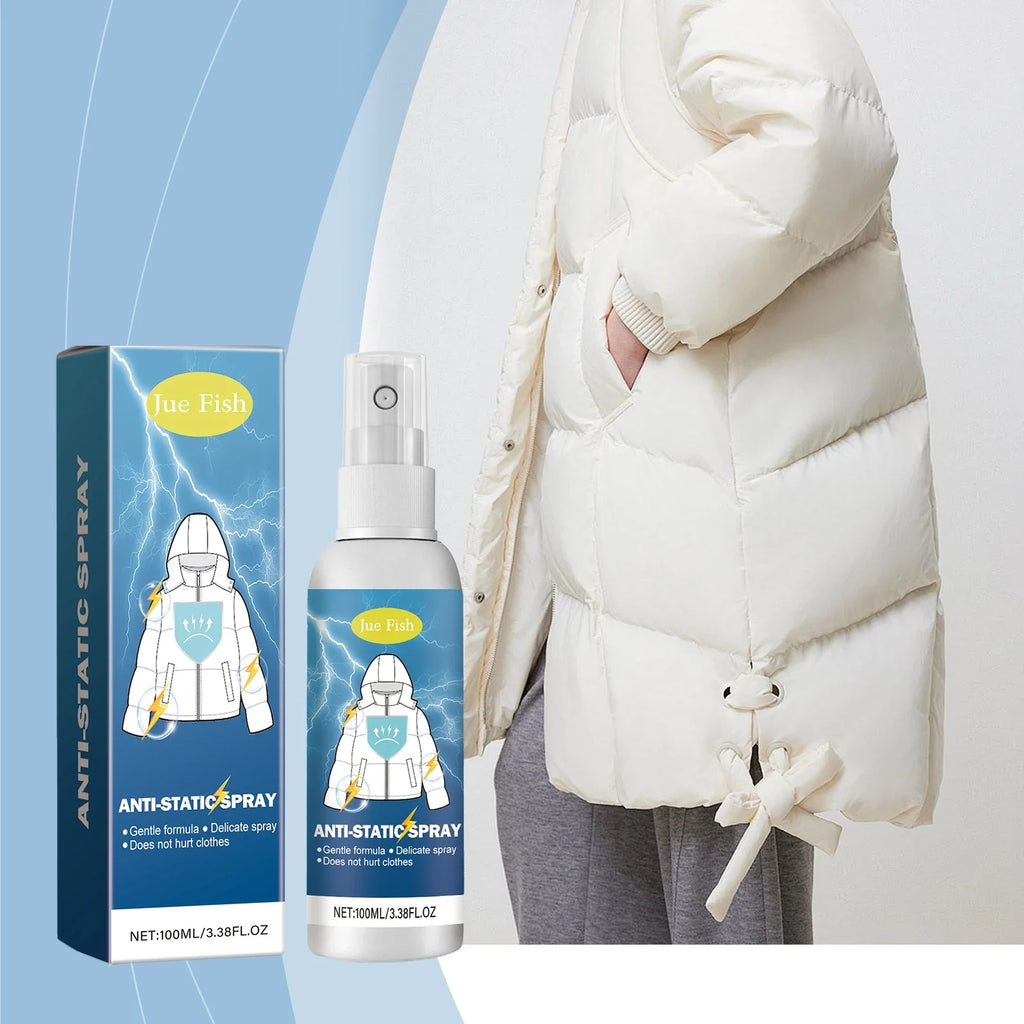 Anti-Static Fabric Spray – Smooth, Cling-Free Clothes | Qme Anti-Static Fabric Spray Qme