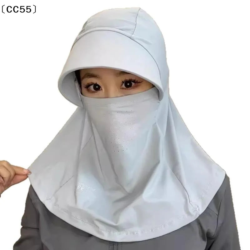 Women's UV Protection Neck Scarf – Outdoor Cycling Summer Wrap UV Neck Scarf Qst