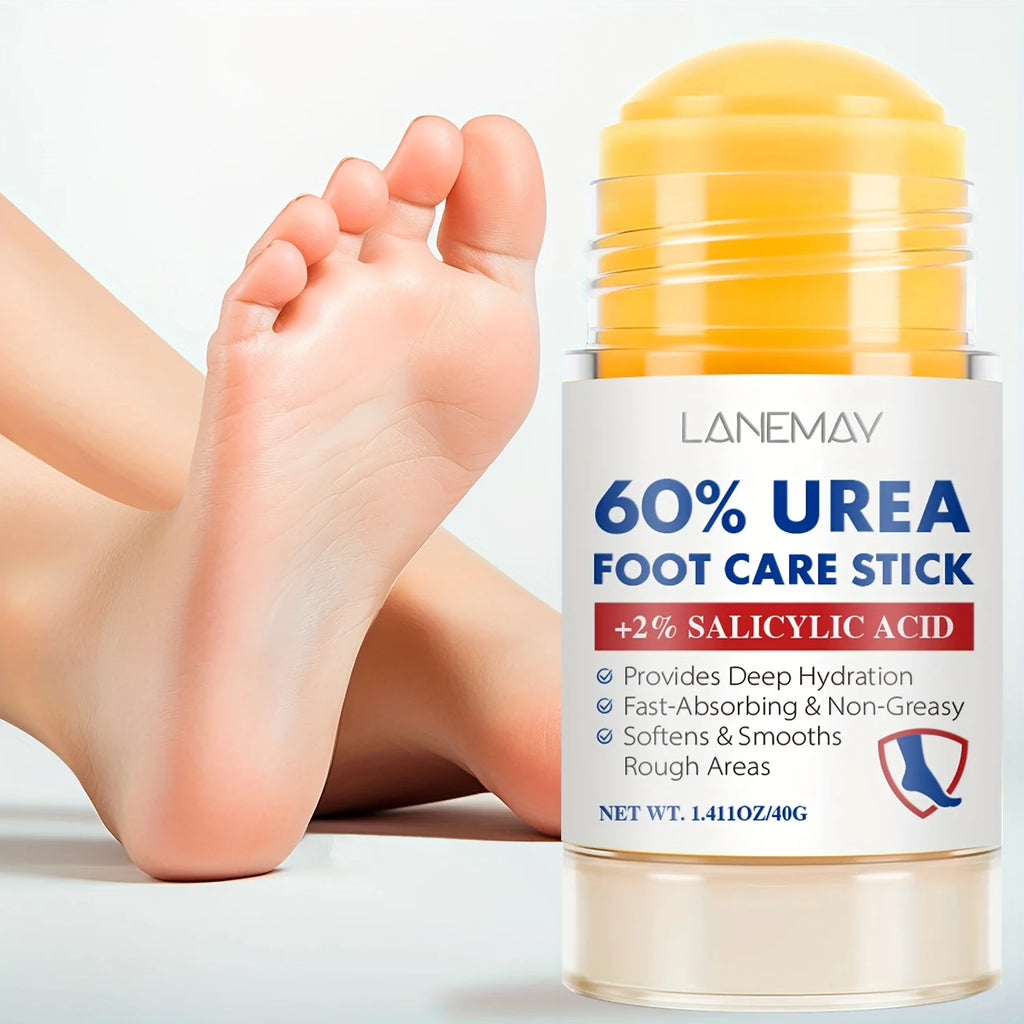 Lanemay 60% Urea Foot Stick – Dry & Cracked Heel Moisturizer Foot Care Stick Qst 40g