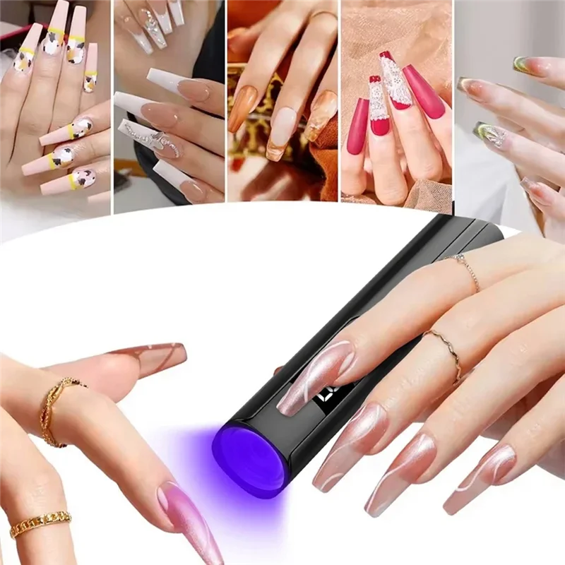 MiLESEEY 365nm UV LED Nail Curing Lamp – USB Rechargeable UV Nail Curing Lamp Qst