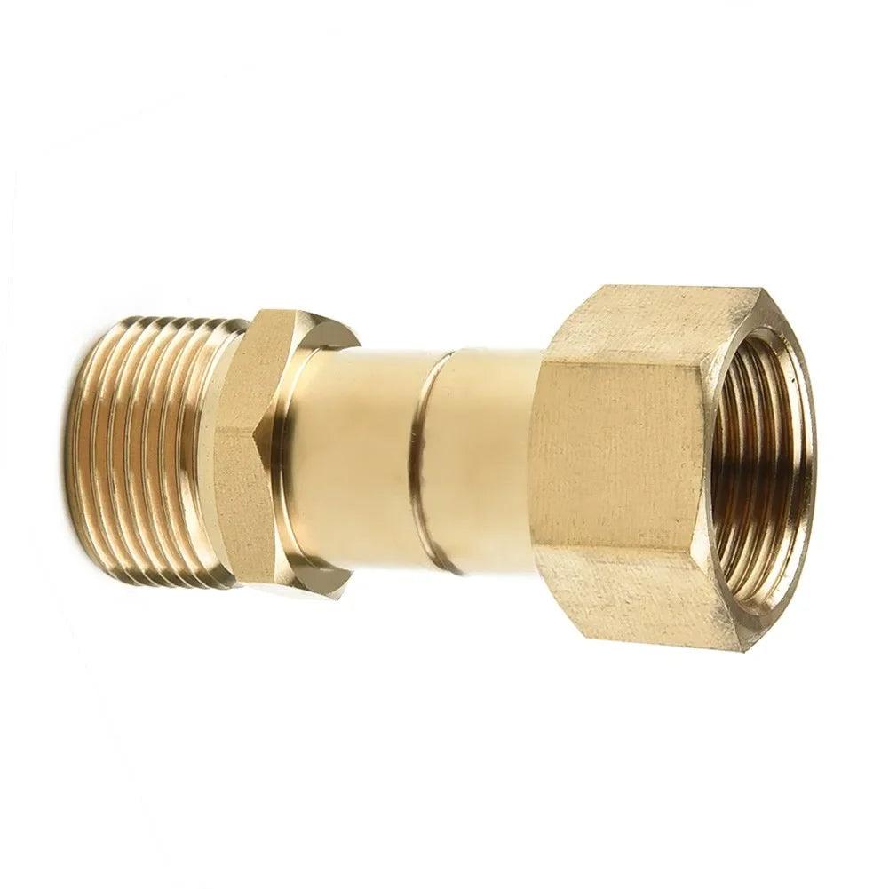 Brass M22 Pressure Washer Swivel Joint Fitting – 360° Rotation Pressure Washer Fitting Qme