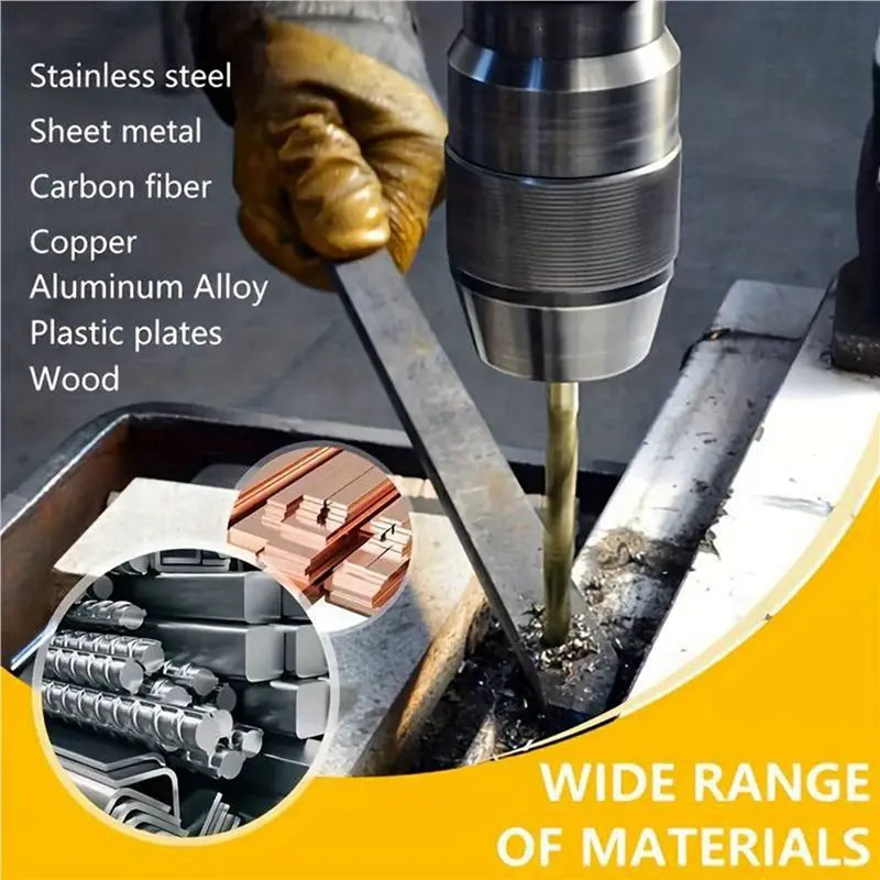 A02F HSS Full-Grinding Small Twist Drill Bit Set – 180pc HSS Twist Drill Set Qme