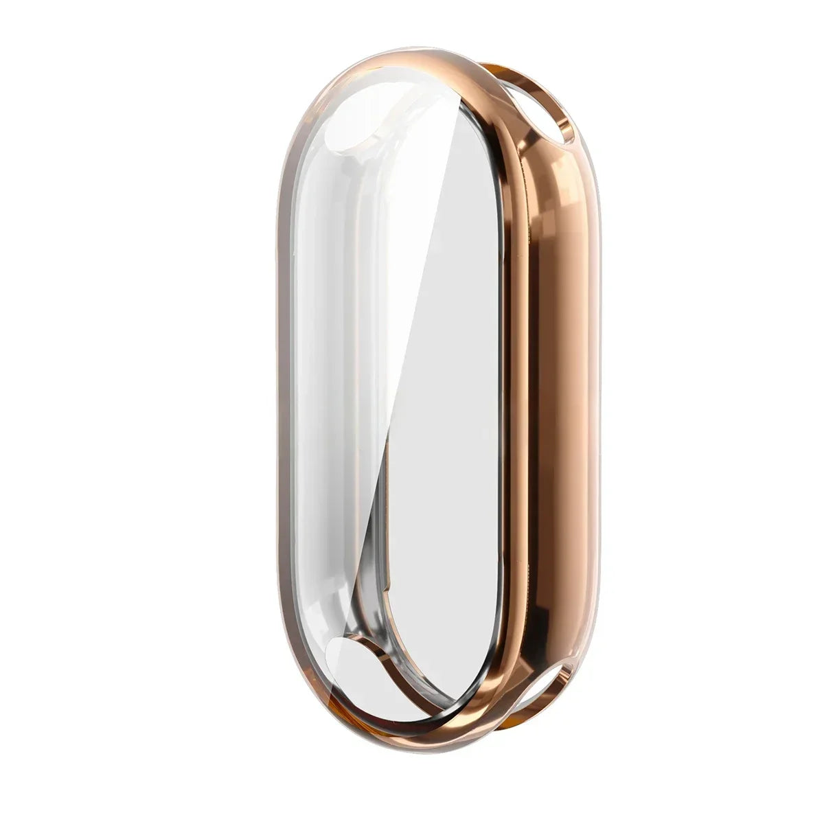 Xiaomi Mi Band 9 & 8 Full Cover Case & Screen Protector Smart Band Case Qme Rose Gold for Mi Band 9