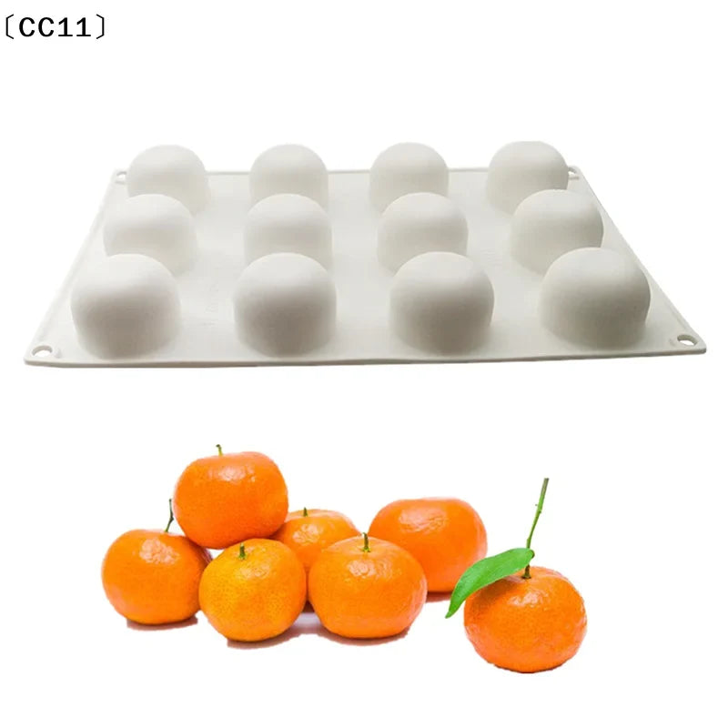 Fruit Silicone Mold – Pineapple Mango Peach Cake & Resin Silicone Baking Mold Qme