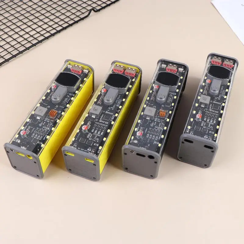 PD 45W DIY Power Bank Case 8-Slot 18650 Battery Shell DIY Power Bank Case Qme