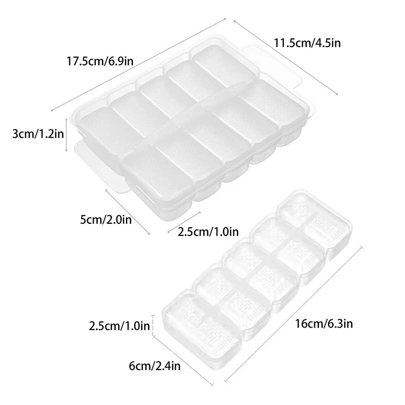 Clear Onigiri Rice Ball Mold – 5 & 10 Grid Sushi Mold Sushi Rice Mold Qst
